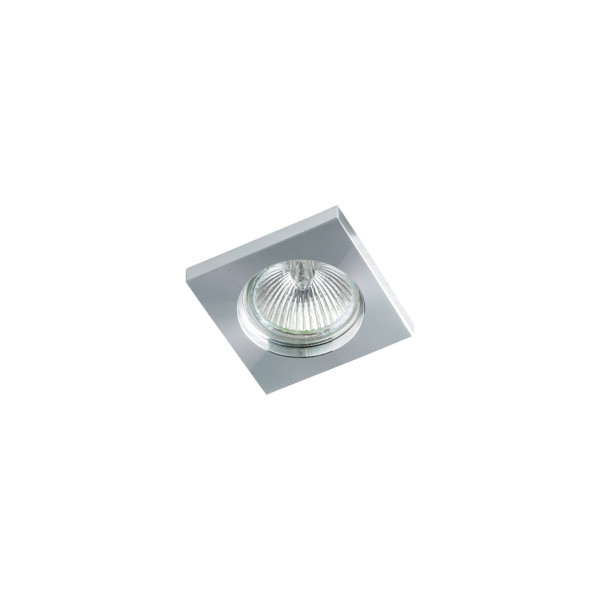 Oprawa wpuszczana kwadratowa srebrny satyna BRENDA 1xGX5.3x50W IP20 Italux 916062