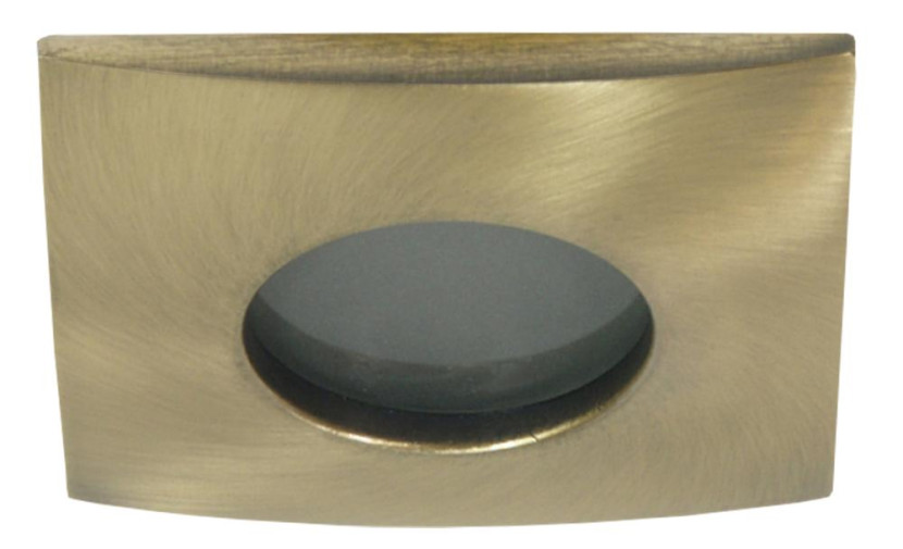 Oprawa wpuszczana kwadratowa złota patyna SH 1xMR16x50W IP65 Candellux 915497