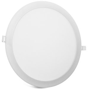 Oprawa wpuszczana MARS okrągła biała LED 24W Ciepła biel 1300lm IP20 Polux 916432