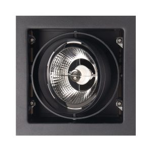 Oprawa wpuszczana MATRIX czarny 1xAR111x12W IP20 Maxlight 1050586