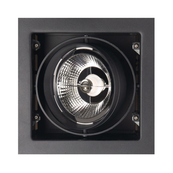 Oprawa wpuszczana MATRIX czarny 1xAR111x12W IP20 Maxlight 1050586