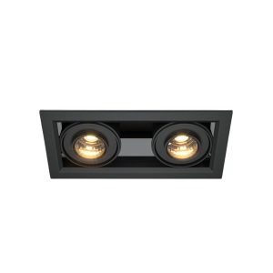 Oprawa wpuszczana Metal Modern czarna LED 20W 3000K 1300lm IP20 Maytoni 916719