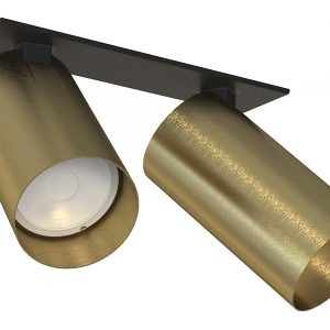 Oprawa wpuszczana Mono Surface 2-punktowa aluminiowa czarno-złota 44112 Oprawa wpuszczana Mono Surface 2-punktowa aluminiowa czarno-złota 44112