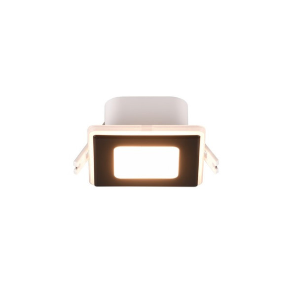 Oprawa wpuszczana NIMBUS czarno-biała LED 5W 3000K 450lm IP44 Trio 916466