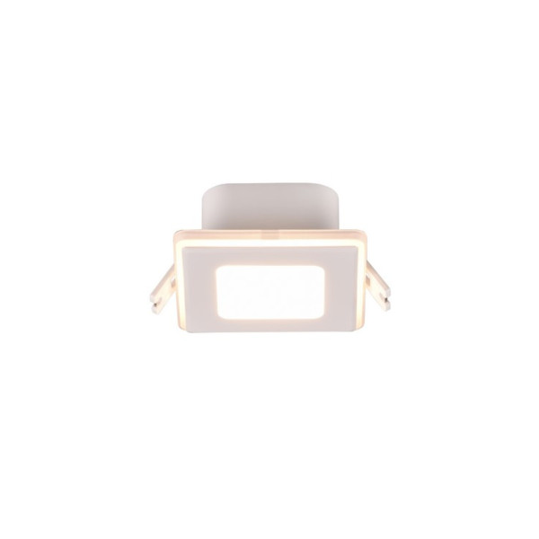 Oprawa wpuszczana NIMBUS kwadratowa biała LED 5W 3000K 450lm IP44 Trio 916353