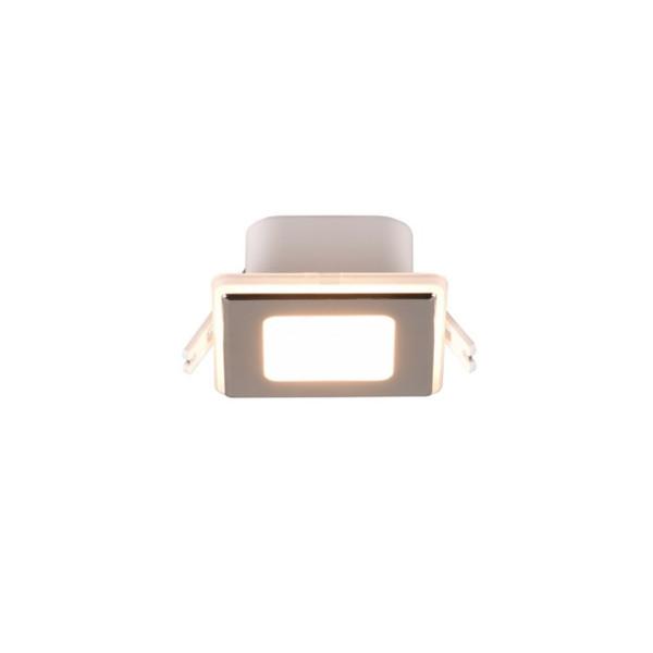 Oprawa wpuszczana NIMBUS odcienie srebra LED 5W 3000K 450lm IP44 Trio 916139