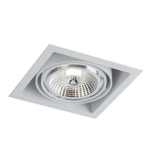 Oprawa wpuszczana oczko kwadratowa biała 18,5cm MUKO 1xGU10x18W IP20 Shilo 916752