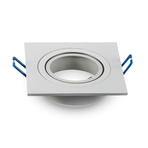 Oprawa wpuszczana oczko kwadratowa biała 7,5cm 1xGU10x35W IP20 V-TAC 917987