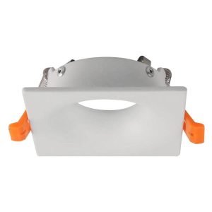 Oprawa wpuszczana oczko kwadratowa biała 7,5cm 1xGU10x35W IP20 V-TAC 917877