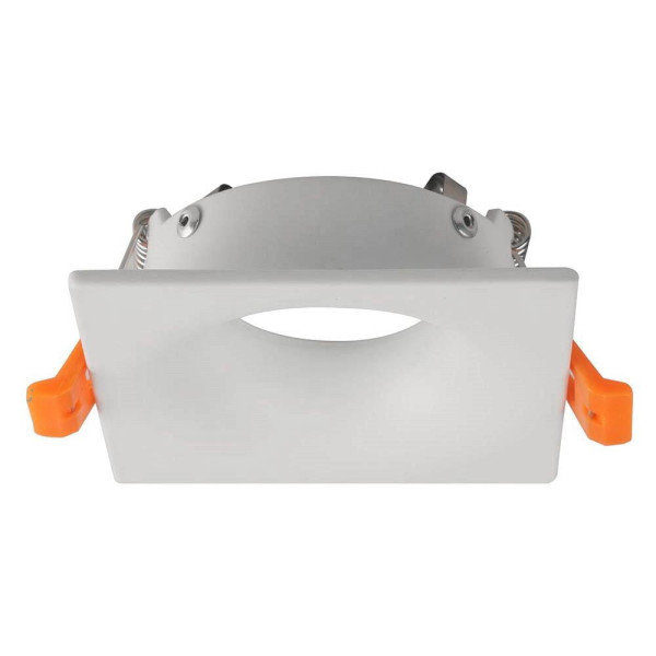 Oprawa wpuszczana oczko kwadratowa biała 7,5cm 1xGU10x35W IP20 V-TAC 917877
