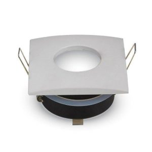 Oprawa wpuszczana oczko kwadratowa biała 7,5cm 1xGU10x35W IP54 V-TAC 1049480
