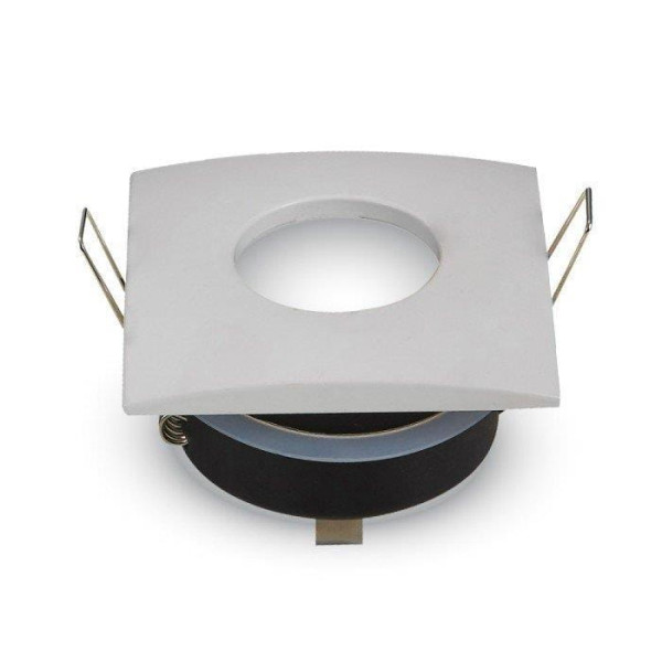 Oprawa wpuszczana oczko kwadratowa biała 7,5cm 1xGU10x35W IP54 V-TAC 1049480