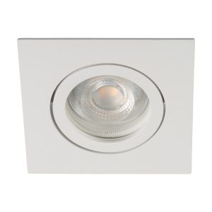 Oprawa wpuszczana oczko kwadratowa biała 8,2cm DALLA 1xGU10x10W IP20 Kanlux 915704