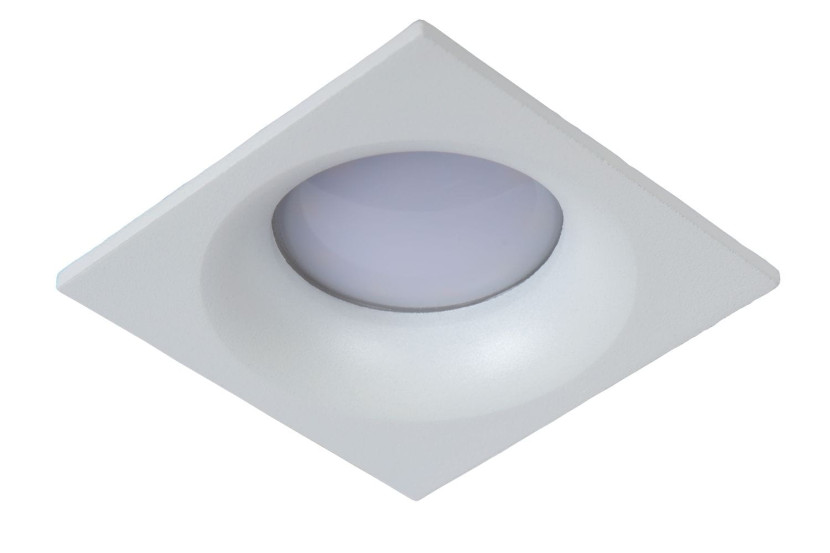 Oprawa wpuszczana oczko kwadratowa biała 8,5cm ZIVA 1xGU10x5W IP44 Lucide 1049595