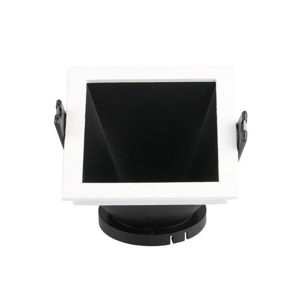 Oprawa wpuszczana oczko kwadratowa biała 8cm 1xGU10x35W IP20 V-TAC 917979