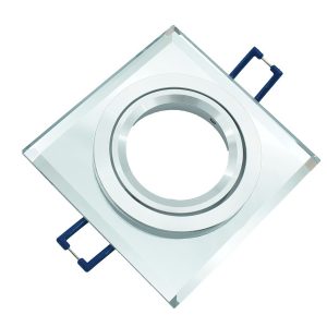 Oprawa wpuszczana oczko kwadratowa biała lustrzana 1xGU10x50W IP20 IdeaLED 917916 Oprawa wpuszczana oczko kwadratowa biała lustrzana 1xGU10x50W IP20 IdeaLED 917916