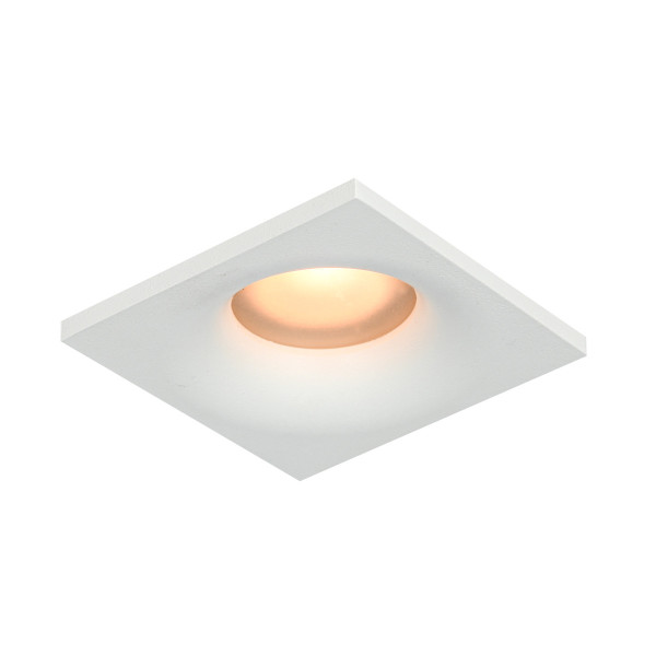 Oprawa wpuszczana oczko kwadratowa biała matowa NARU 1xGU10x10W IP44 Italux 916880