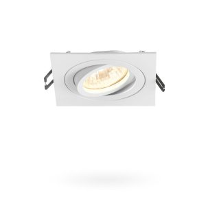 Oprawa wpuszczana oczko kwadratowa biała Spotlight 1xGU10x30W IP20 Videx 917976 Oprawa wpuszczana oczko kwadratowa biała Spotlight 1xGU10x30W IP20 Videx 917976
