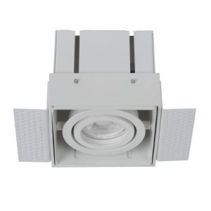 Oprawa wpuszczana oczko kwadratowa biała TRIMLESS 1xGU10x5W IP20 Lucide 1050620 Oprawa wpuszczana oczko kwadratowa biała TRIMLESS 1xGU10x5W IP20 Lucide 1050620