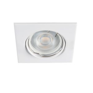 Oprawa wpuszczana oczko kwadratowa biały matowy ALOR 1xGU10x10W IP20 Kanlux 1049585 Oprawa wpuszczana oczko kwadratowa biały matowy ALOR 1xGU10x10W IP20 Kanlux 1049585