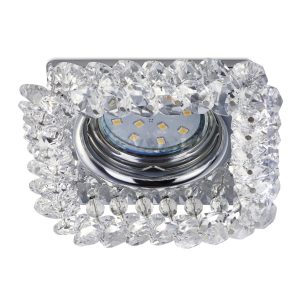 Oprawa wpuszczana oczko kwadratowa chromowana DOLOMITE 1xGU10x10W IP20 Trio 916799 Oprawa wpuszczana oczko kwadratowa chromowana DOLOMITE 1xGU10x10W IP20 Trio 916799