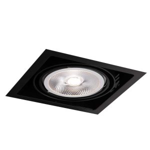 Oprawa wpuszczana oczko kwadratowa czarna 18,5cm MUKO 1xGU10x18W IP20 Shilo 916856 Oprawa wpuszczana oczko kwadratowa czarna 18,5cm MUKO 1xGU10x18W IP20 Shilo 916856