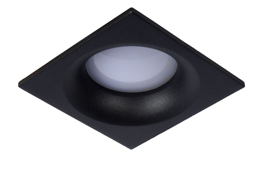 Oprawa wpuszczana oczko kwadratowa czarna 8,5cm ZIVA 1xGU10x5W IP44 Lucide 1049500