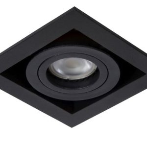 Oprawa wpuszczana oczko kwadratowa czarna CHIMNEY 1xGU10x50W IP20 Lucide 1049499 Oprawa wpuszczana oczko kwadratowa czarna CHIMNEY 1xGU10x50W IP20 Lucide 1049499