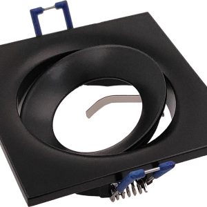 Oprawa wpuszczana oczko kwadratowa czarna Cygnus 1xGU10x50W IP20 IdeaLED 917942 Oprawa wpuszczana oczko kwadratowa czarna Cygnus 1xGU10x50W IP20 IdeaLED 917942