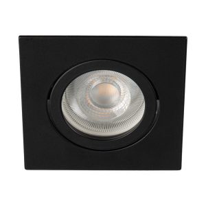 Oprawa wpuszczana oczko kwadratowa czarna DALLA 1xGU10x10W IP20 Kanlux 915697 Oprawa wpuszczana oczko kwadratowa czarna DALLA 1xGU10x10W IP20 Kanlux 915697