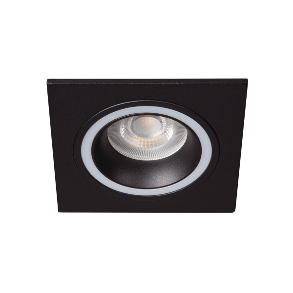 Oprawa wpuszczana oczko kwadratowa czarna FELINE 1xGU10x10W IP20 Kanlux 915700
