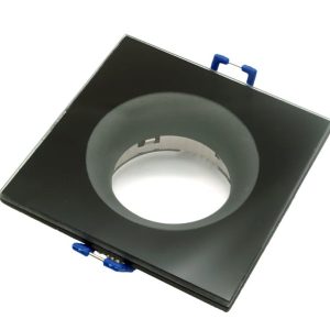 Oprawa wpuszczana oczko kwadratowa czarna matowa 1xGU10x50W IP44 IdeaLED 917873 Oprawa wpuszczana oczko kwadratowa czarna matowa 1xGU10x50W IP44 IdeaLED 917873