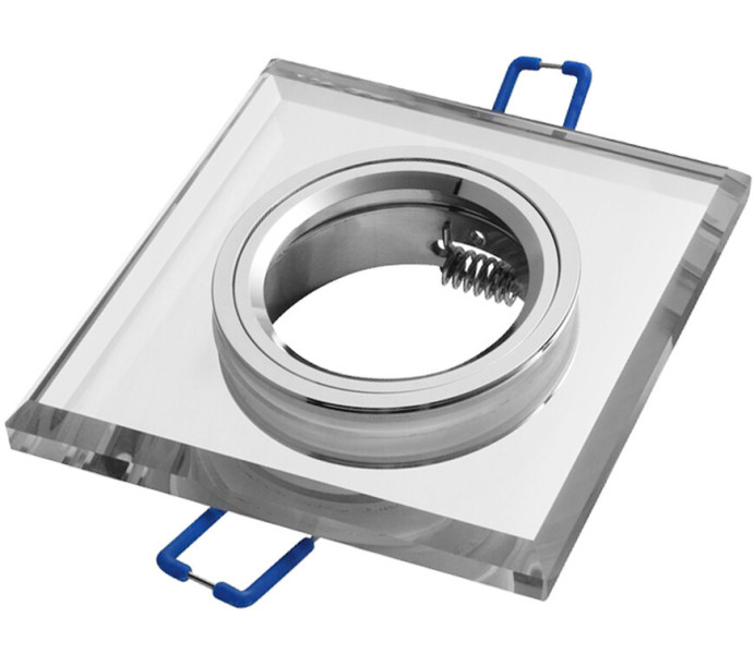 Oprawa wpuszczana oczko kwadratowa lustrzana 8,8cm 1xGU10x50W IP20 IdeaLED 917794