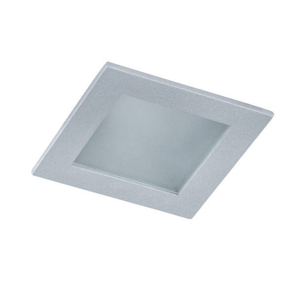 Oprawa wpuszczana oczko kwadratowa srebrna MARLOW 1xMR16x35W IP20 Italux 916325