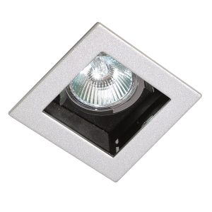 Oprawa wpuszczana oczko kwadratowa srebrna RELIO 1xMR16x35W IP20 Italux 916078 Oprawa wpuszczana oczko kwadratowa srebrna RELIO 1xMR16x35W IP20 Italux 916078