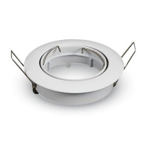 Oprawa wpuszczana oczko okrągła biała 8,2cm 1xGU10x35W IP20 V-TAC 917820 Oprawa wpuszczana oczko okrągła biała 8,2cm 1xGU10x35W IP20 V-TAC 917820