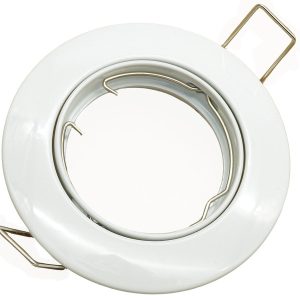 Oprawa wpuszczana oczko okrągła biała 8,5cm 1xGU10x50W IP20 IdeaLED 917884 Oprawa wpuszczana oczko okrągła biała 8,5cm 1xGU10x50W IP20 IdeaLED 917884