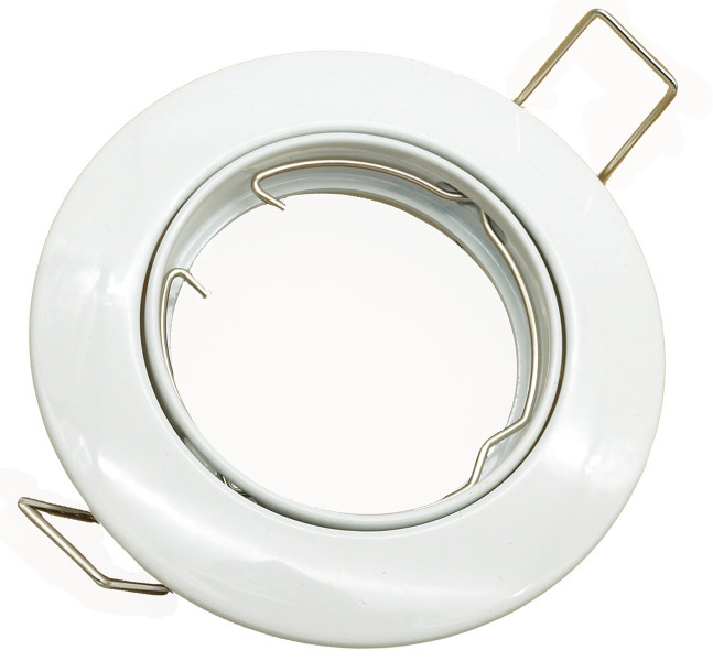Oprawa wpuszczana oczko okrągła biała 8,5cm 1xGU10x50W IP20 IdeaLED 917884