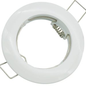 Oprawa wpuszczana oczko okrągła biała 8cm 1xGU10x50W IP20 IdeaLED 917924 Oprawa wpuszczana oczko okrągła biała 8cm 1xGU10x50W IP20 IdeaLED 917924