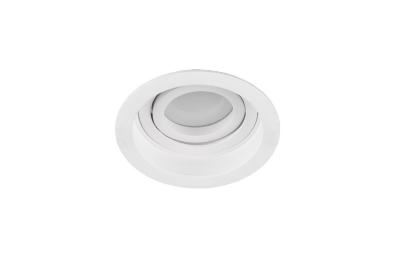 Oprawa wpuszczana oczko okrągła biała 9,2cm KENAI 1xGU10x15W IP20 Trio 916857