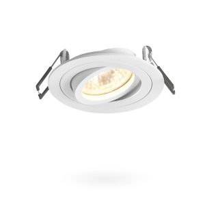 Oprawa wpuszczana oczko okrągła biała 9,2cm Spotlight 1xGU10x30W IP20 Videx 917796 Oprawa wpuszczana oczko okrągła biała 9,2cm Spotlight 1xGU10x30W IP20 Videx 917796