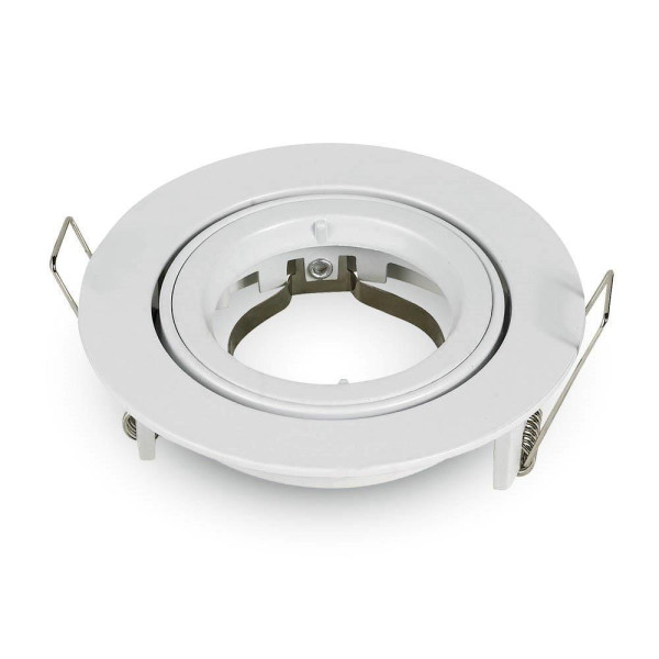Oprawa wpuszczana oczko okrągła biała 9,5cm 1xGU10x35W IP20 V-TAC 917907