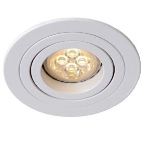 Oprawa wpuszczana oczko okrągła biała 9,5cm TUBE 1xGU10x50W IP20 Lucide 916316 Oprawa wpuszczana oczko okrągła biała 9,5cm TUBE 1xGU10x50W IP20 Lucide 916316