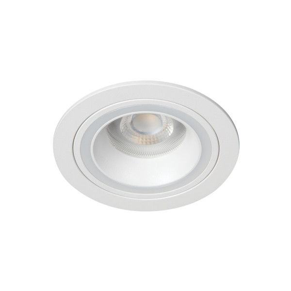 Oprawa wpuszczana oczko okrągła biała 9cm FELINE 1xGU10x10W IP20 Kanlux 915692
