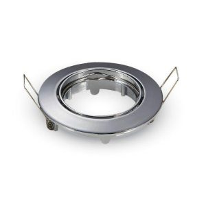 Oprawa wpuszczana oczko okrągła chromowana 7,4cm 1xGU10x35W IP20 V-TAC 1049463 Oprawa wpuszczana oczko okrągła chromowana 7,4cm 1xGU10x35W IP20 V-TAC 1049463