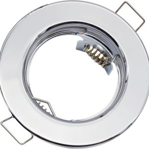 Oprawa wpuszczana oczko okrągła chromowana 8cm 1xGU10x50W IP20 IdeaLED 917953 Oprawa wpuszczana oczko okrągła chromowana 8cm 1xGU10x50W IP20 IdeaLED 917953