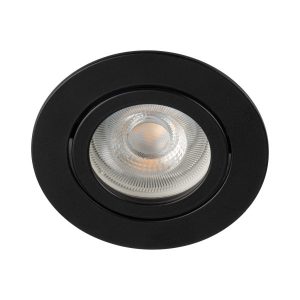 Oprawa wpuszczana oczko okrągła czarna 8,2cm DALLA 1xGU10x10W IP20 Kanlux 915711 Oprawa wpuszczana oczko okrągła czarna 8,2cm DALLA 1xGU10x10W IP20 Kanlux 915711