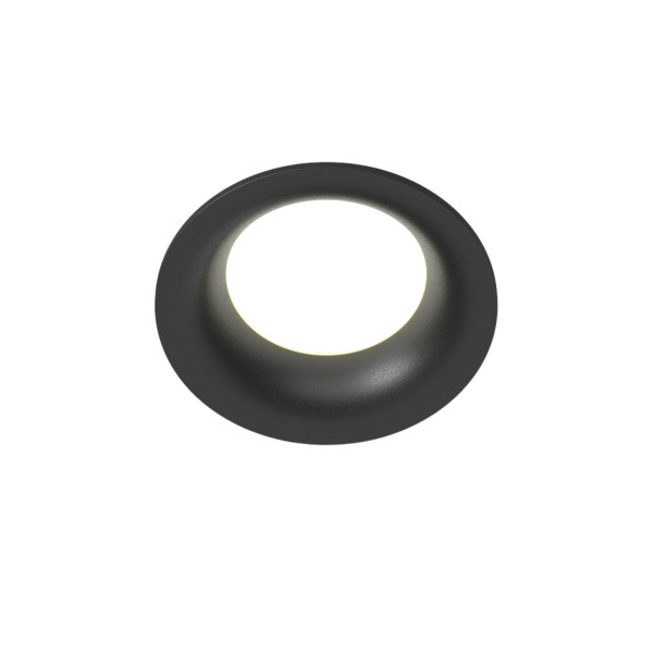 Oprawa wpuszczana oczko okrągła czarna 8,5cm Slim 1xGU10x50W IP65 Maytoni 916774