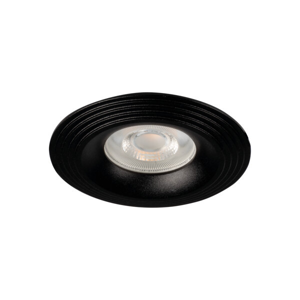 Oprawa wpuszczana oczko okrągła czarna 9,7cm LIGLO 1xGU10x10W IP20 Kanlux 1049426
