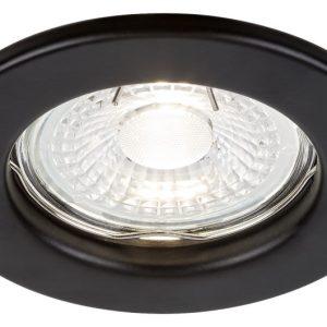Oprawa wpuszczana oczko okrągła czarna Spot relight 1xMR16x25W IP20 Rabalux 916380